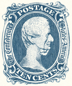 Facsimile of CSA #9 stamp